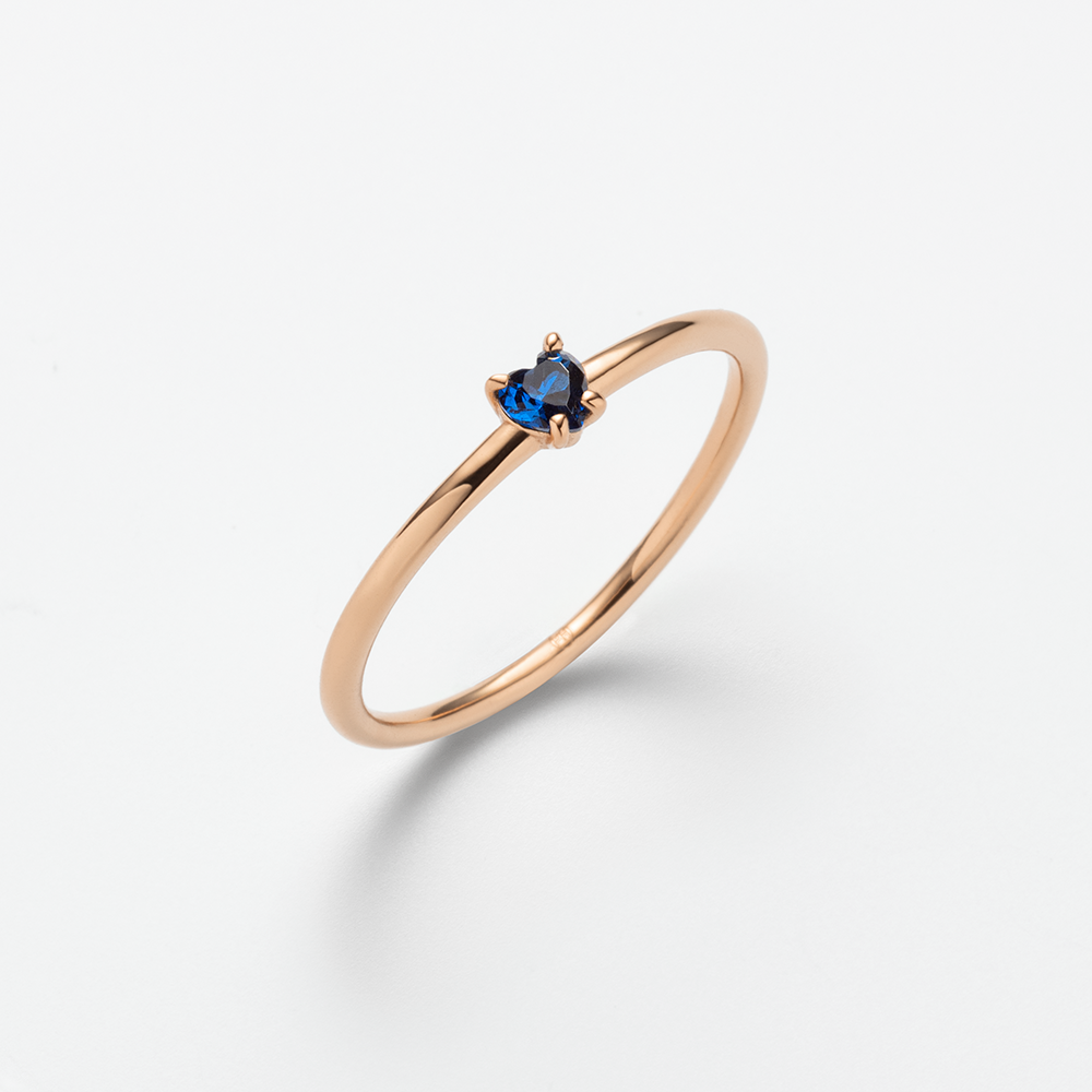 paul-hewitt-heart-of-the-sea-ring-ros-gold-herz-ring-mit-blauem-stein-damen image 2