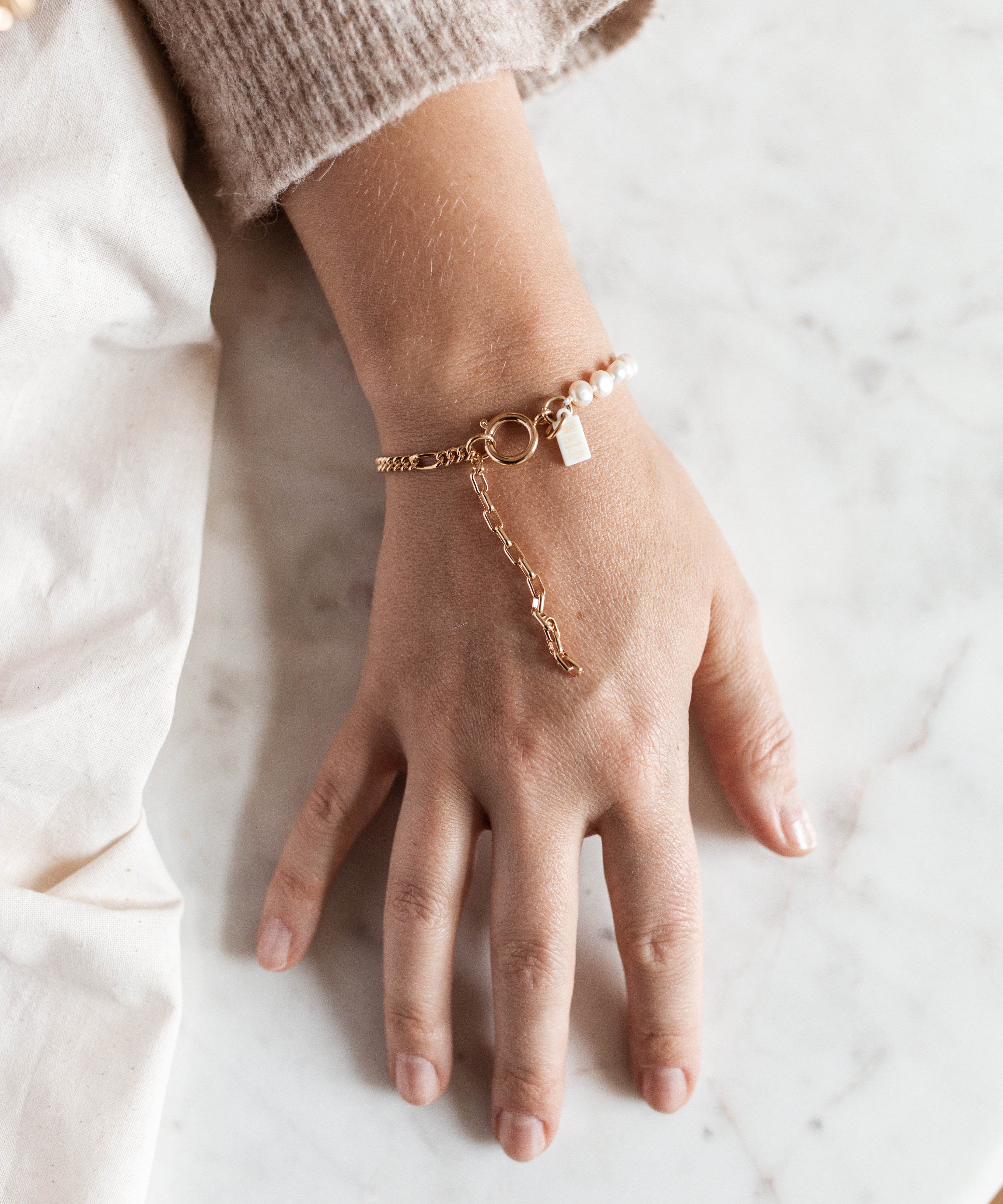 wald-berlin-pas-de-deux-armband-fu-kettchen-18-24-cm-s-wasserperlen-gold image 5