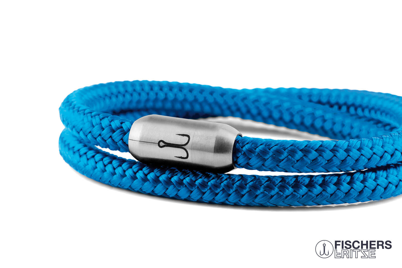 fischers-fritze-garnele-bodo-armband-stahlblaues-segeltau-6-mm image 6
