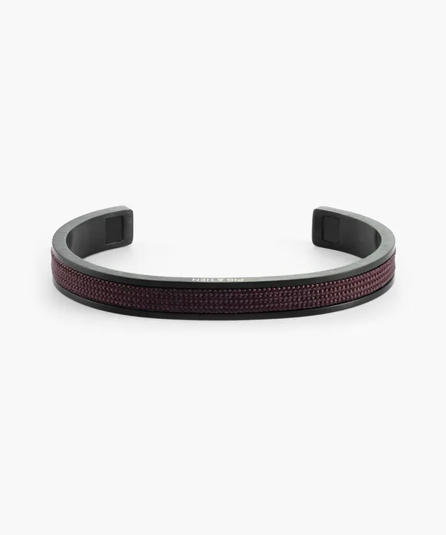 pig-hen-navarch-9mm-cuff-herren-mahogany-black-seil-manschette image 1