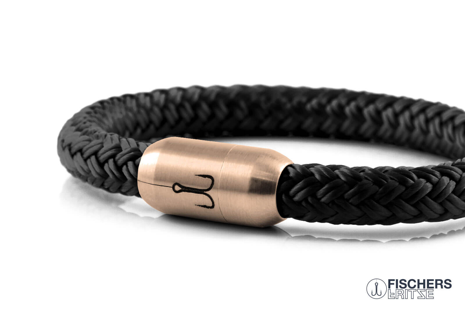 fischers-fritze-k-nigsmakrele-gabriel-segeltau-armband-schwarz image 8