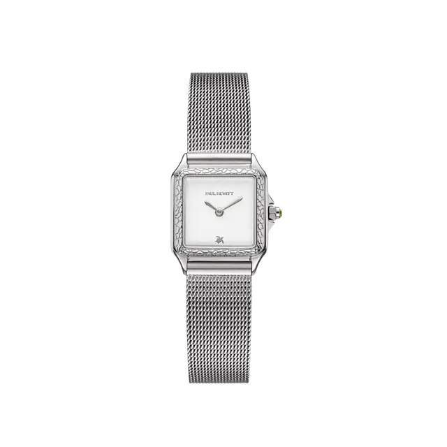 paul-hewitt-petite-tortue-white-silver-damen-uhr-turtle-collection image 1