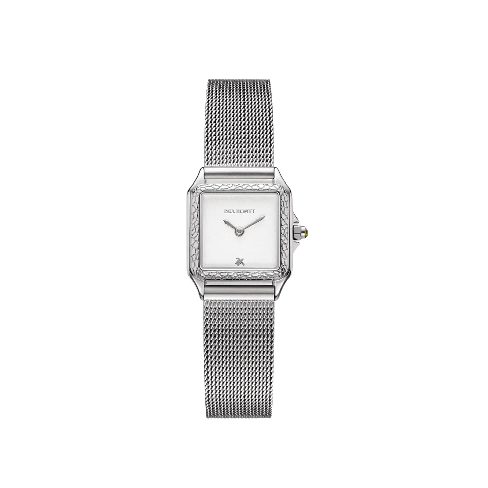 paul-hewitt-petite-tortue-white-silver-damen-uhr-turtle-collection image 1