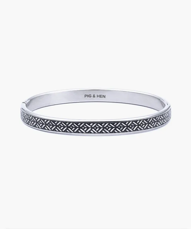 pig-hen-navarch-9mm-cuff-striato-silber-armband-herren image 1