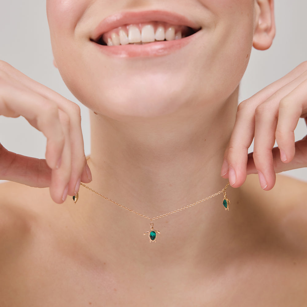 paul-hewitt-turtle-halskette-aquamarine-ros-gold image 3