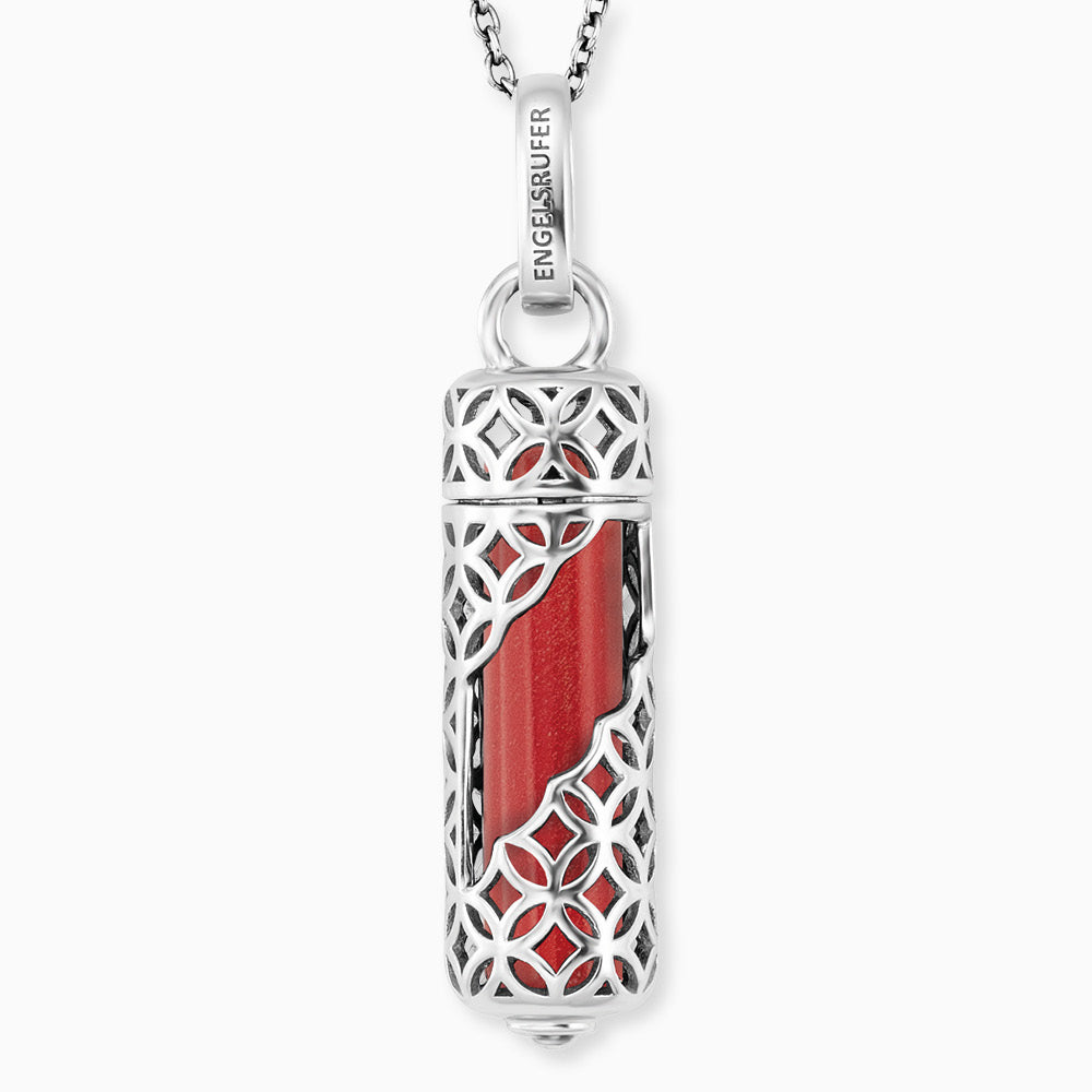 engelsrufer-powerful-stone-halskette-925er-silber-roter-jaspis-gr-e-m image 1