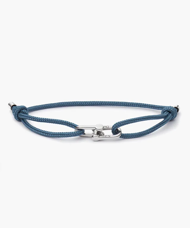 pig-hen-daunting-dean-herren-seilarmband-ash-blue-silber-verstellbar image 1