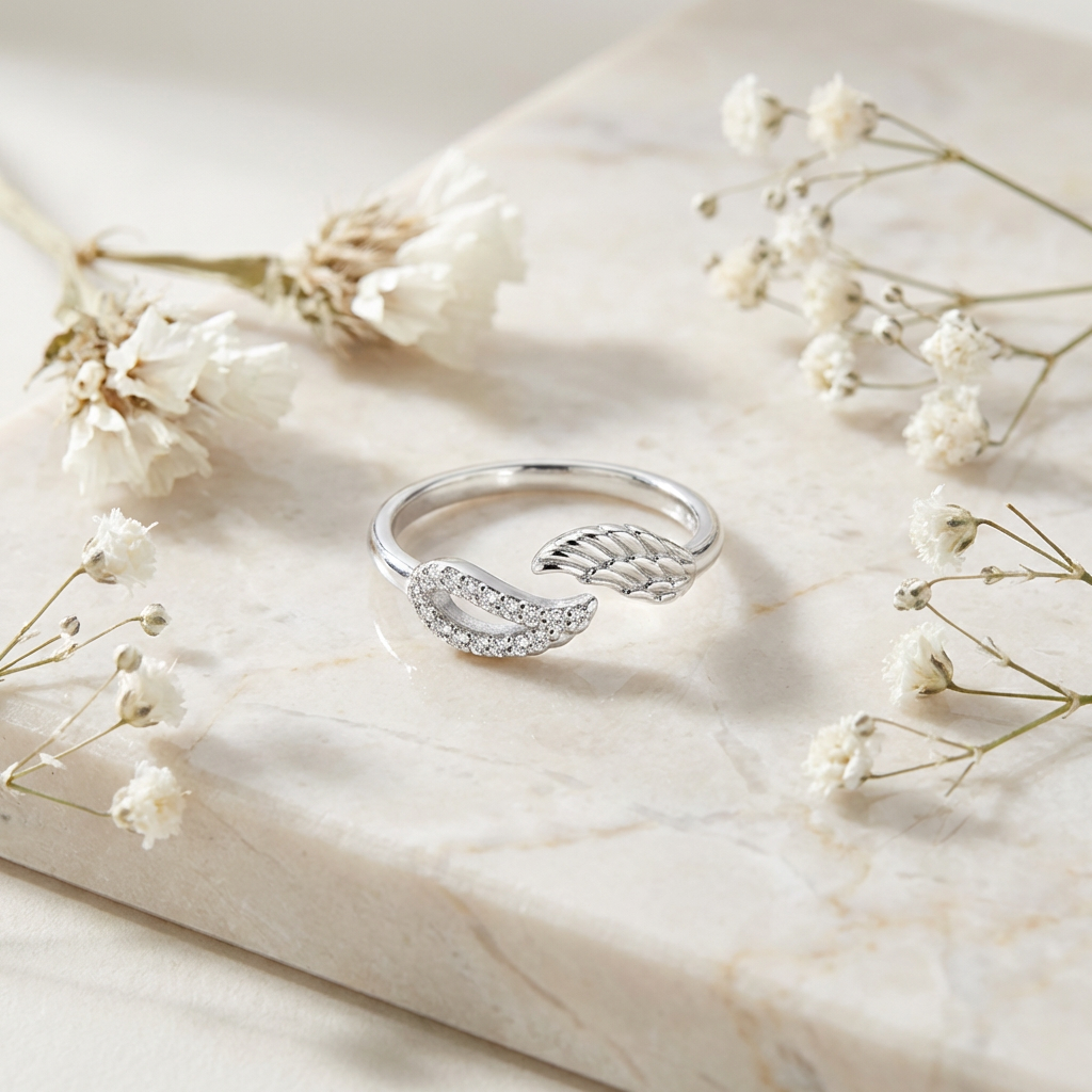 engelsrufer-ring-fl-gel-925er-silber-mit-zirkonia-verstellbar image 3