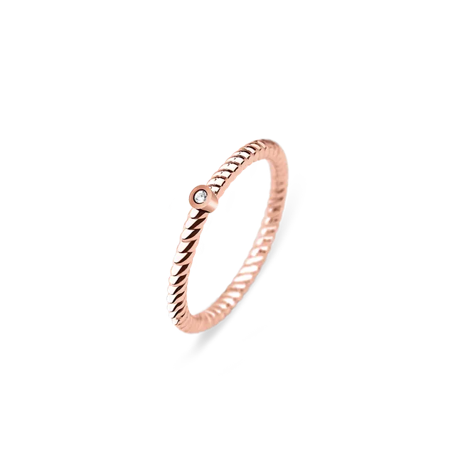 paul-hewitt-north-star-ring-ros-gold-filigraner-ring-mit-swarovski-stein image 1