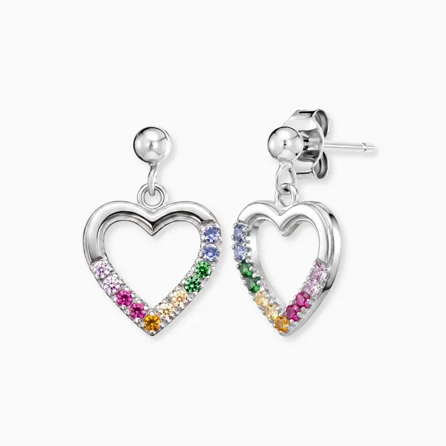 engelsrufer-kinder-ohrstecker-edelstahl-herz-mit-zirkonia-multicolor image 1