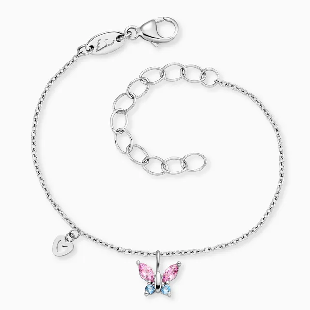 engelsrufer-kinder-armband-edelstahl-herzengel-schmetterling-mit-zirkonia image 1