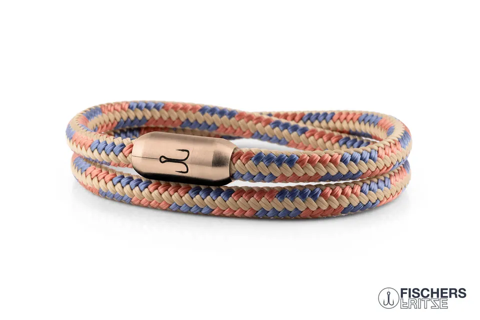 fischers-fritze-k-nigsgarnele-sienna-armband-6mm-natur-altrosa-pastelblau image 1