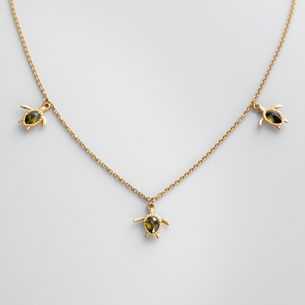 paul-hewitt-turtle-ii-set-gold-halskette-ohrringe-geschenkset image 2