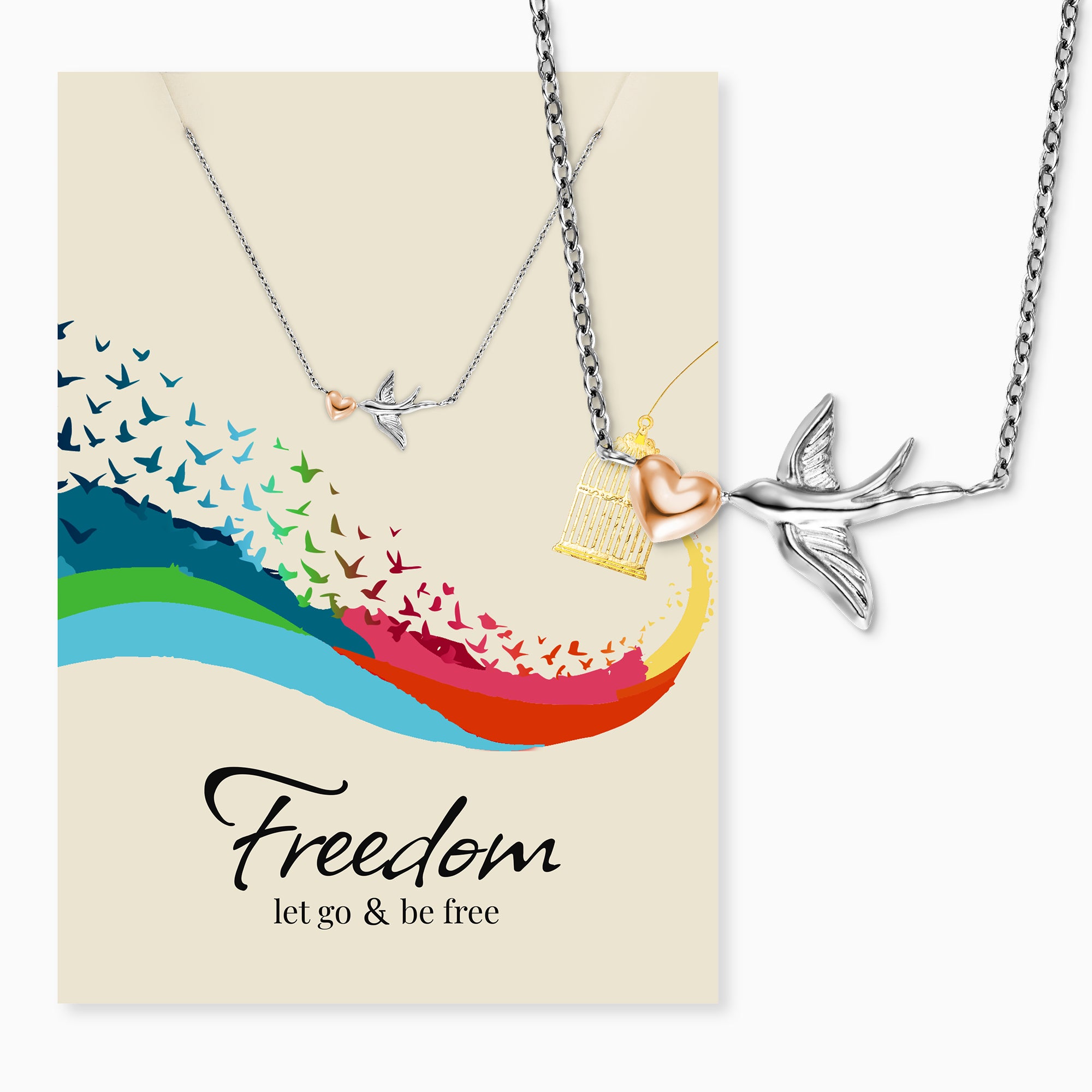 mysteel-by-engelsrufer-halskette-edelstahl-bicolor-mit-anh-nger-freedom-herz-und image 3