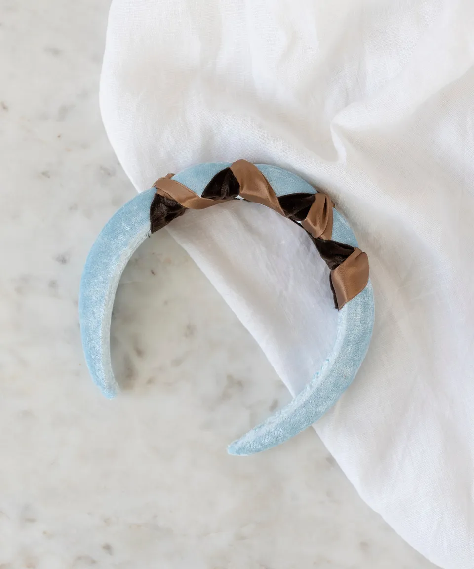wald-berlin-headband-knot-haarband-aus-samt-in-hellblau-one-size image 1