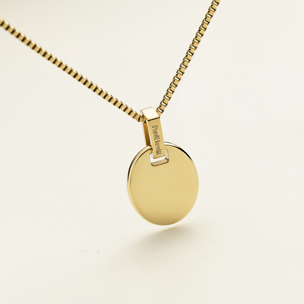 paul-hewitt-oval-pendant-gold-ovaler-anh-nger image 4