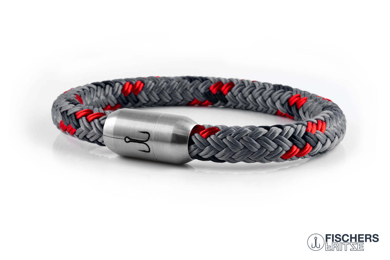 fischers-fritze-makrele-edgar-armband-grau-rot-marineblau image 1