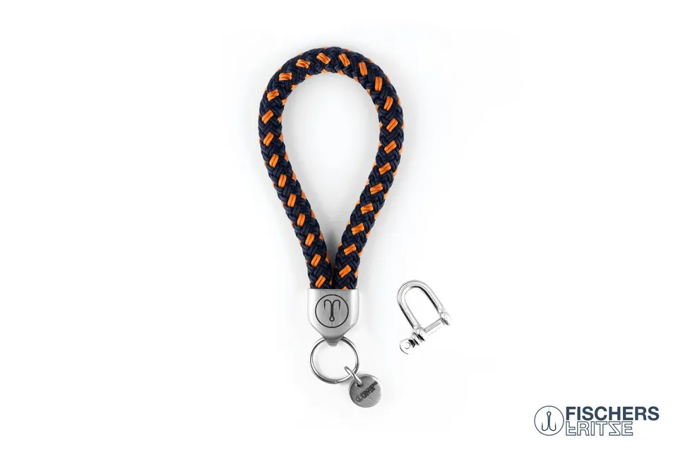 fischers-fritze-dicker-hering-willi-schl-sselanh-nger-marineblau-orange image 1