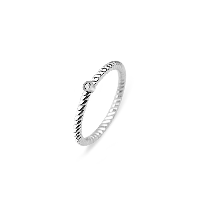 paul-hewitt-north-star-ring-silber-damen-mit-swarovski-stein-tau-optik image 1