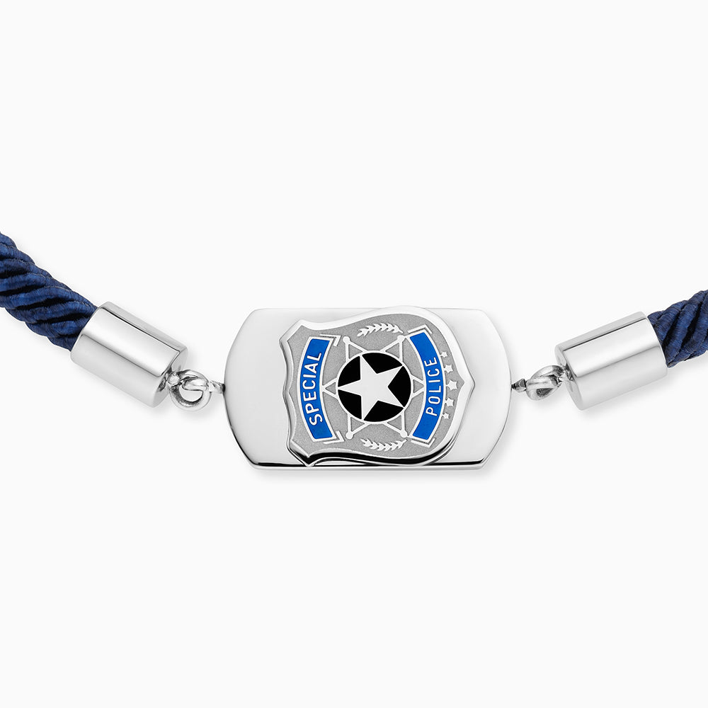 engelsrufer-kinder-armband-polizei-edelstahl-mit-emaille-16-19-cm image 2
