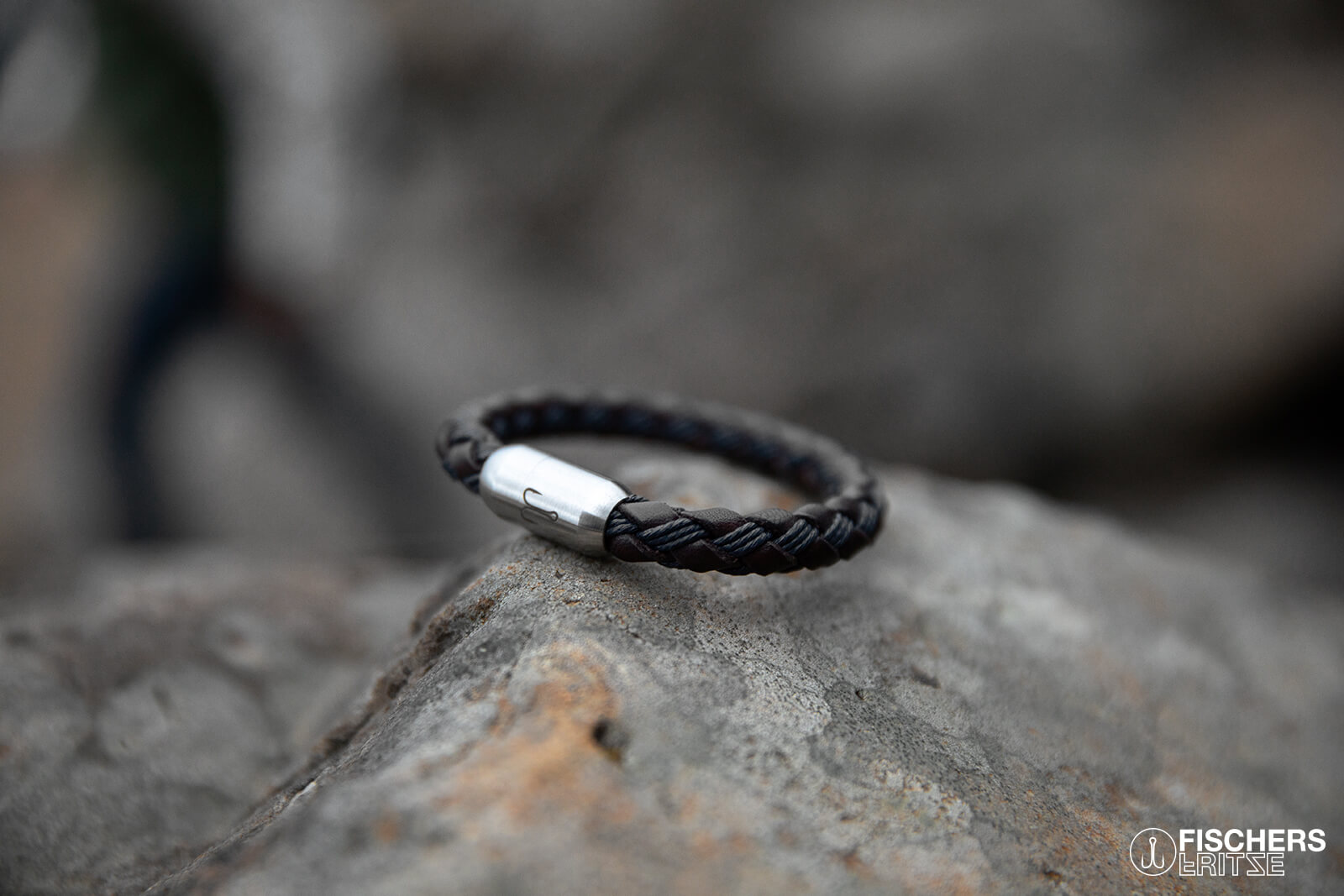 fischers-fritze-leder-makrele-fried-armband-schwarz-geflochten image 5