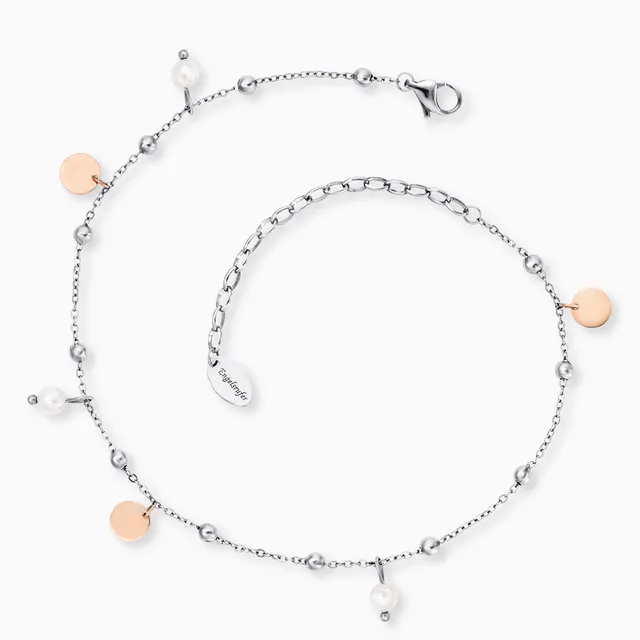 engelsrufer-fu-kette-edelstahl-charms-bicolor-mit-s-wasserperlen image 1