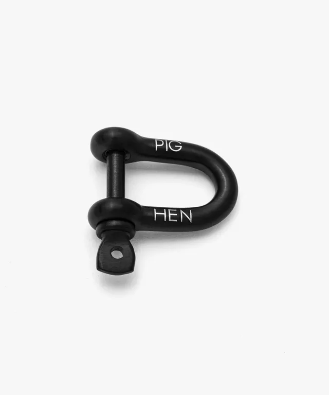 pig-hen-salty-steve-ersatz-shackle-d-shackle-schwarz-unisex image 1
