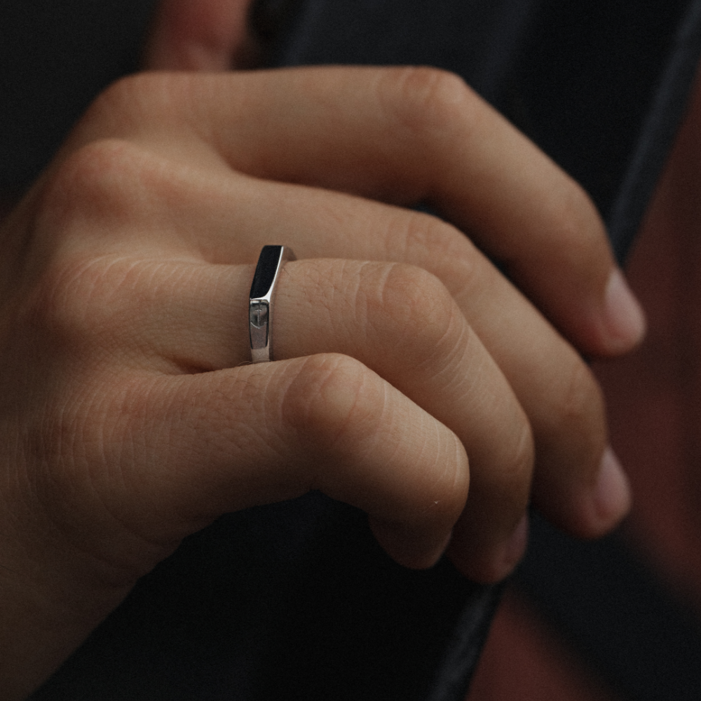 paul-hewitt-slim-signet-ring-silber-herren-siegelring-ocean-steel image 8