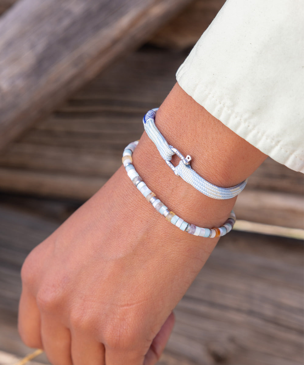 pig-hen-franky-armband-arctic-blue-cream-silber-damen image 3