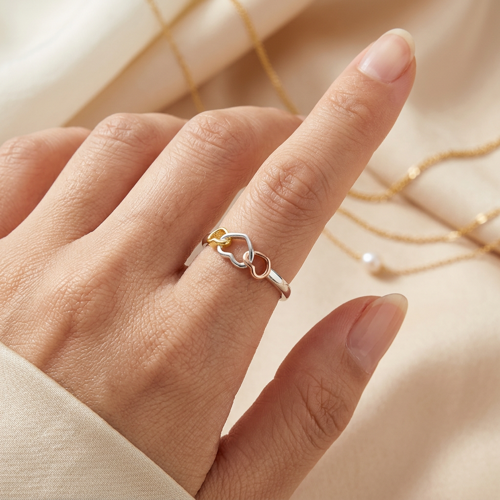 engelsrufer-ring-925er-silber-with-love-tricolor image 2