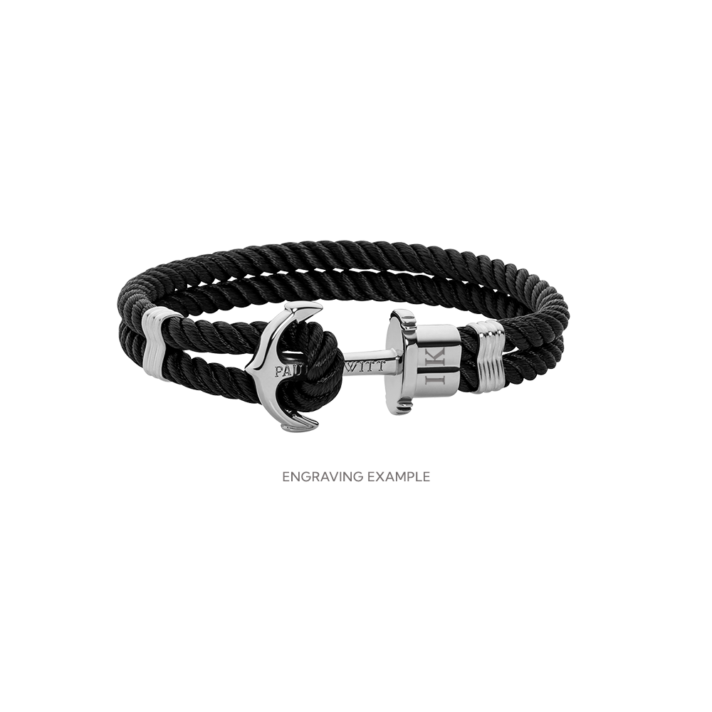 paul-hewitt-phrep-armband-silber-schwarz-ocean-steel image 3