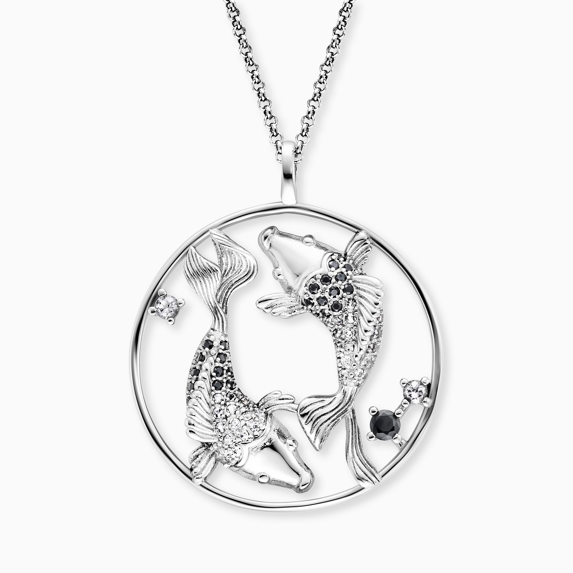engelsrufer-kette-yin-yang-fische-silber-mit-zirkonia-multicolor image 1