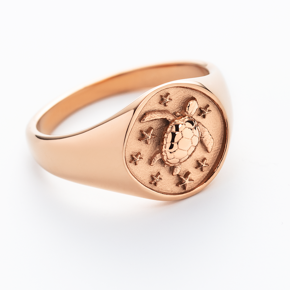 paul-hewitt-turtle-signet-ring-ros-gold image 2