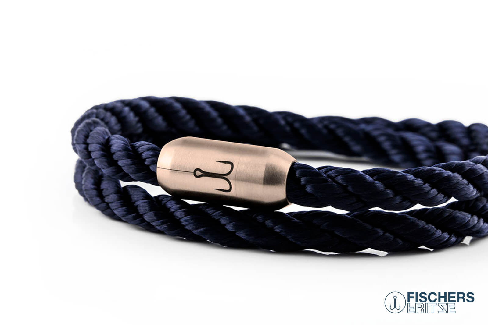 fischers-fritze-k-nigsgarnele-hugo-segeltau-armband-marineblau-gedreht image 6