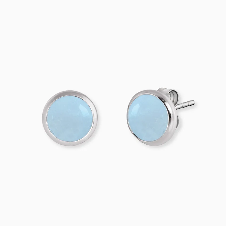 engelsrufer-powerful-stone-ohrstecker-925er-silber-blauer-achat image 1