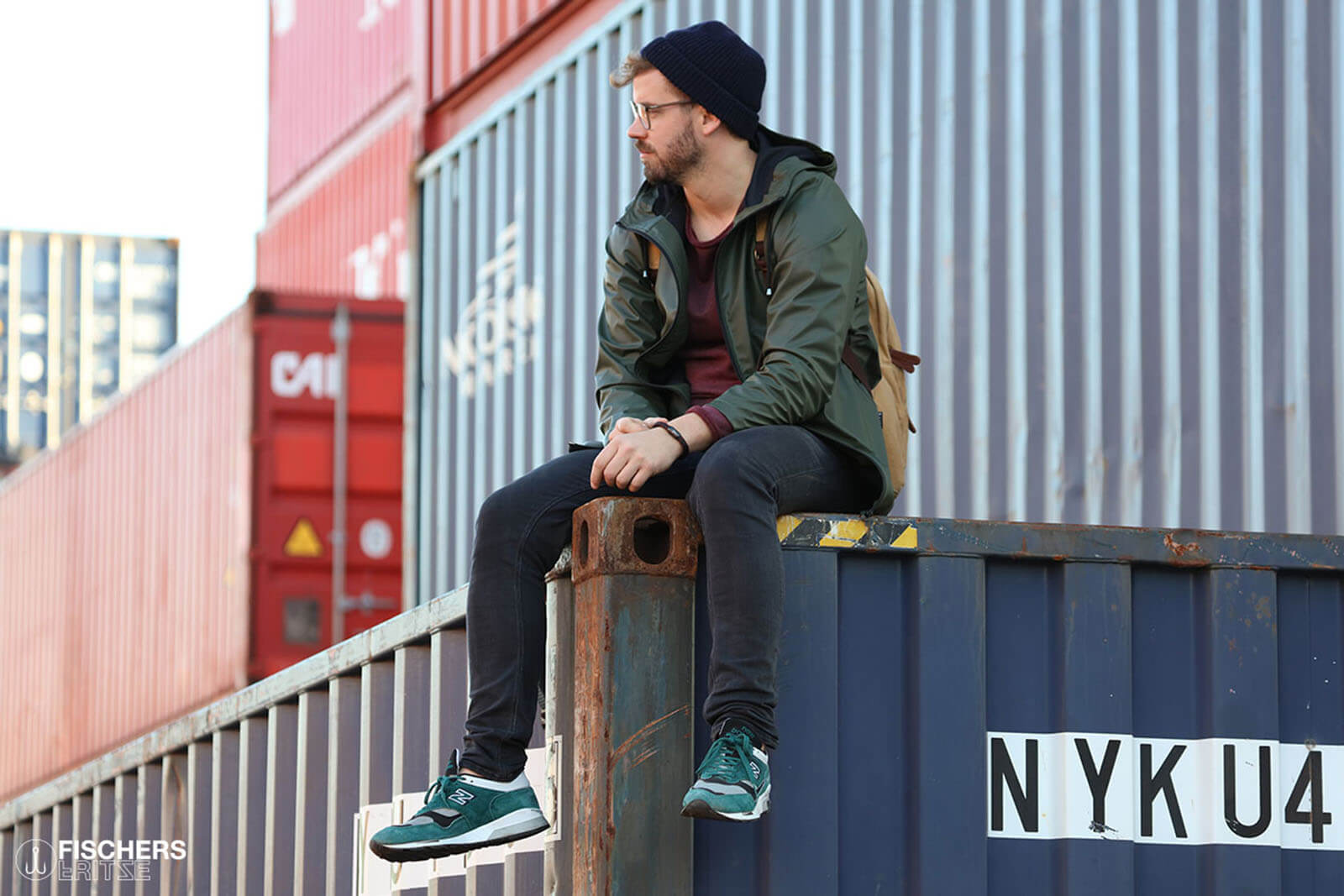 fischers-fritze-torpedomakrele-fips-segeltau-armband-dunkelrot-schwarz image 6