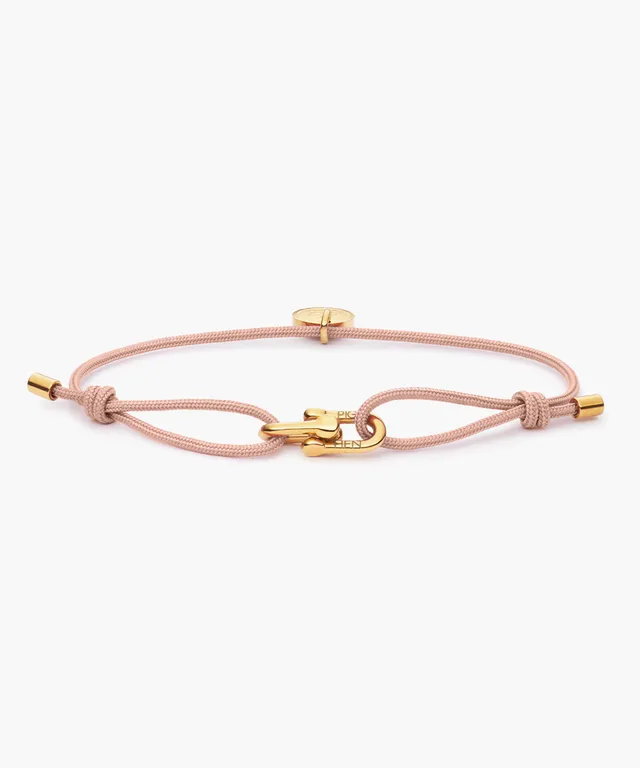 pig-hen-mia-dusty-pink-gold-damen-seilarmband-verstellbar image 1