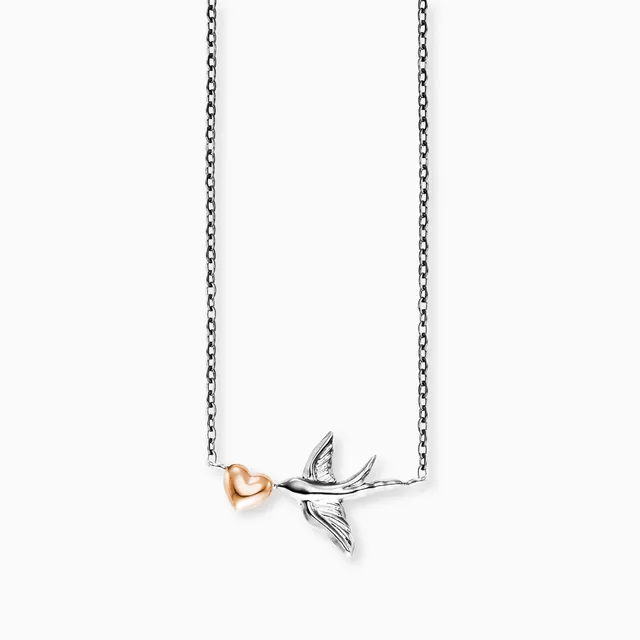 mysteel-by-engelsrufer-halskette-edelstahl-bicolor-mit-anh-nger-freedom-herz-und image 1