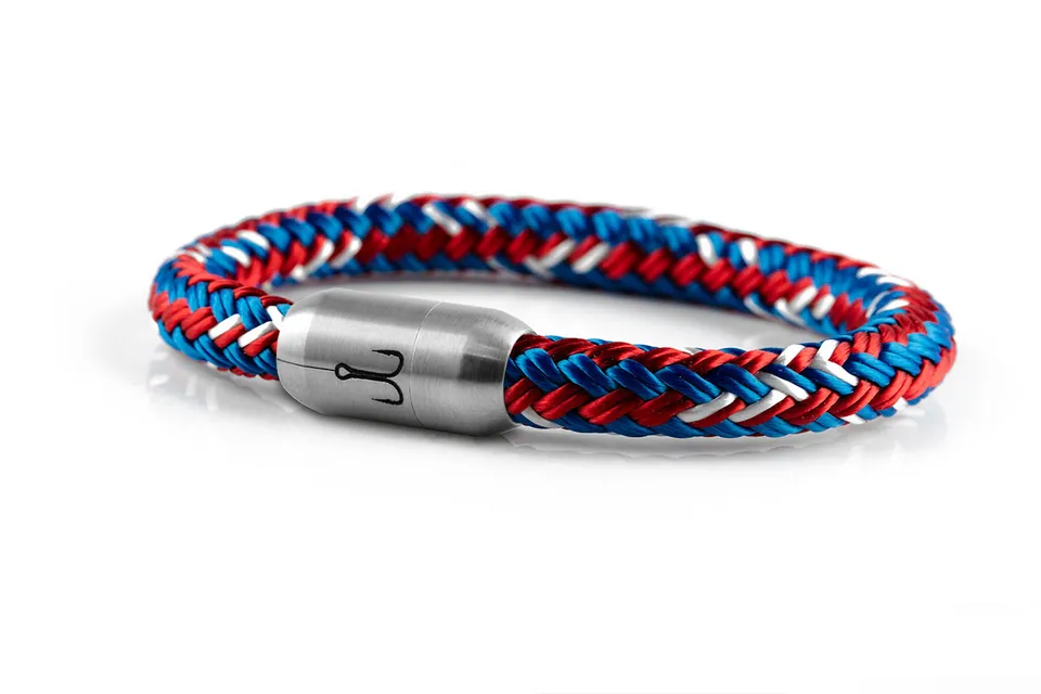 fischers-fritze-makrele-bavaria-segeltau-armband-handgemacht-im-geschenkkarton image 1