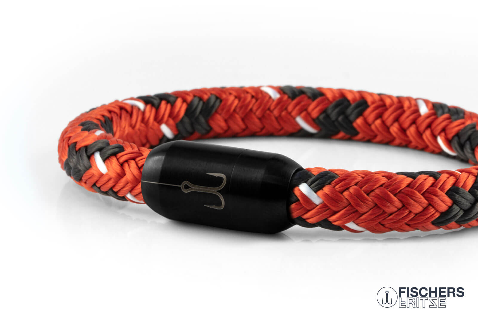 fischers-fritze-torpedomakrele-alwin-segeltau-armband-coral-kaffeebraun-weiss image 6