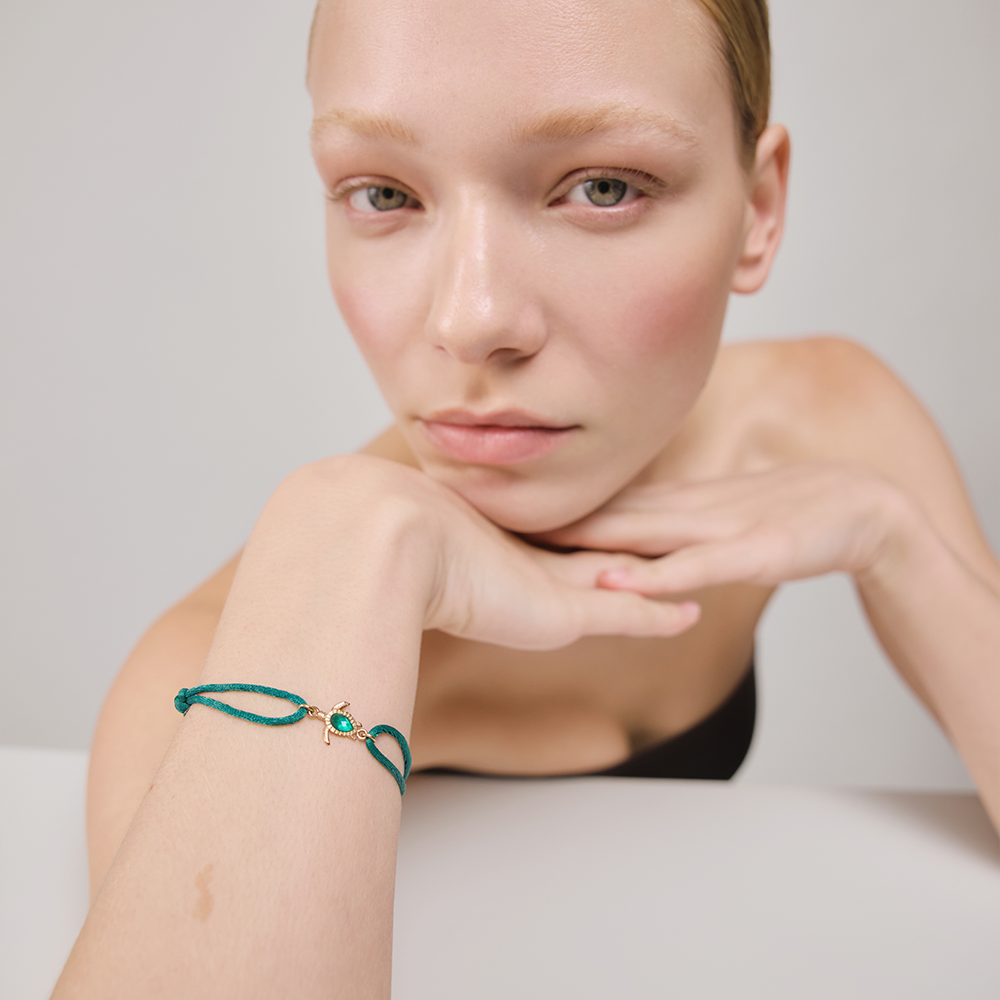 paul-hewitt-turtle-armband-aquamarine-gold-damenarmband image 2