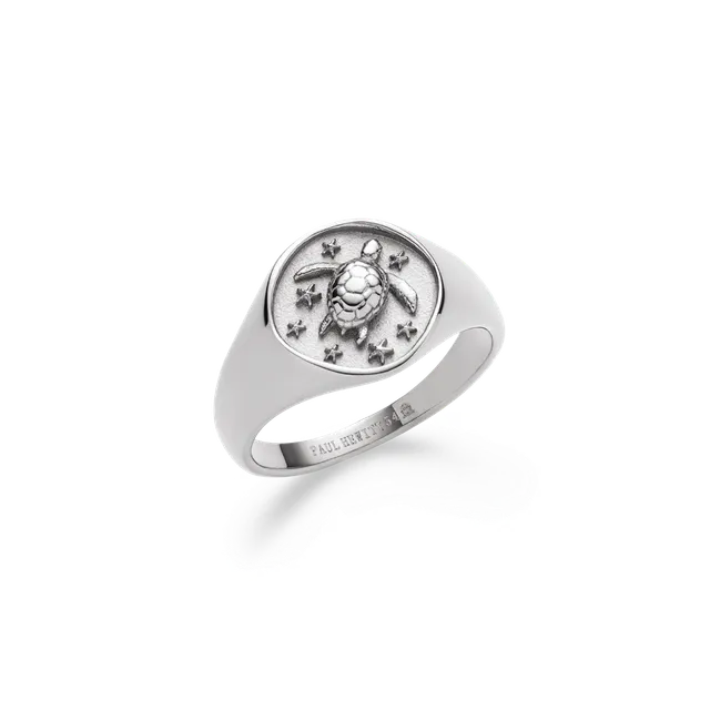 paul-hewitt-turtle-signet-ring-silber-damen-mit-schildkr-te image 1