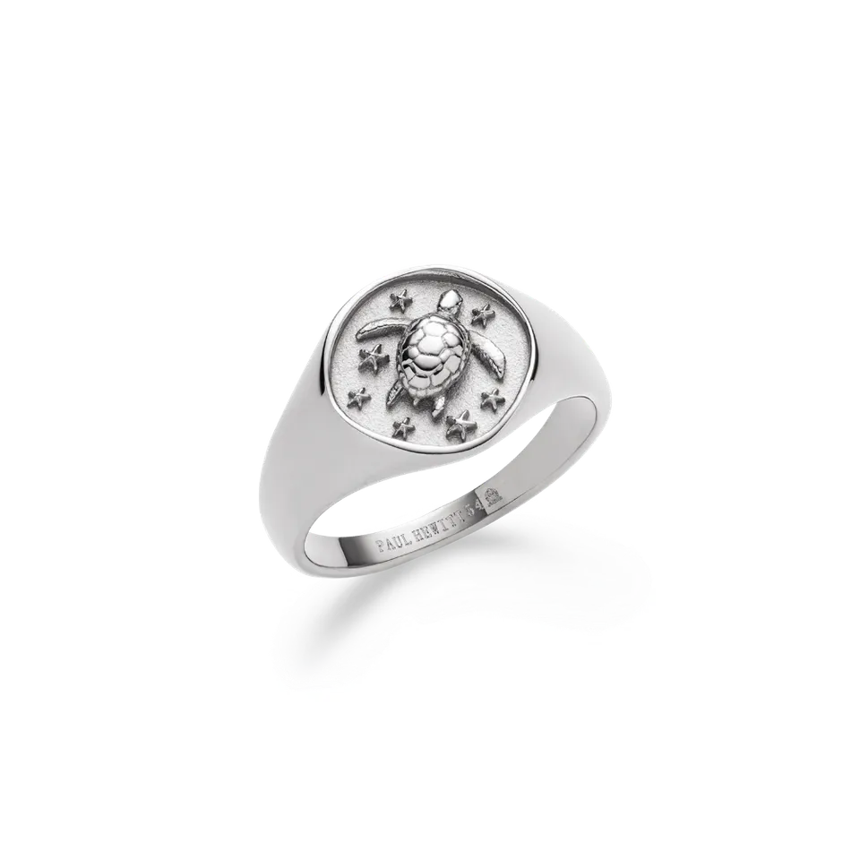 paul-hewitt-turtle-signet-ring-silber-damen-mit-schildkr-te image 1