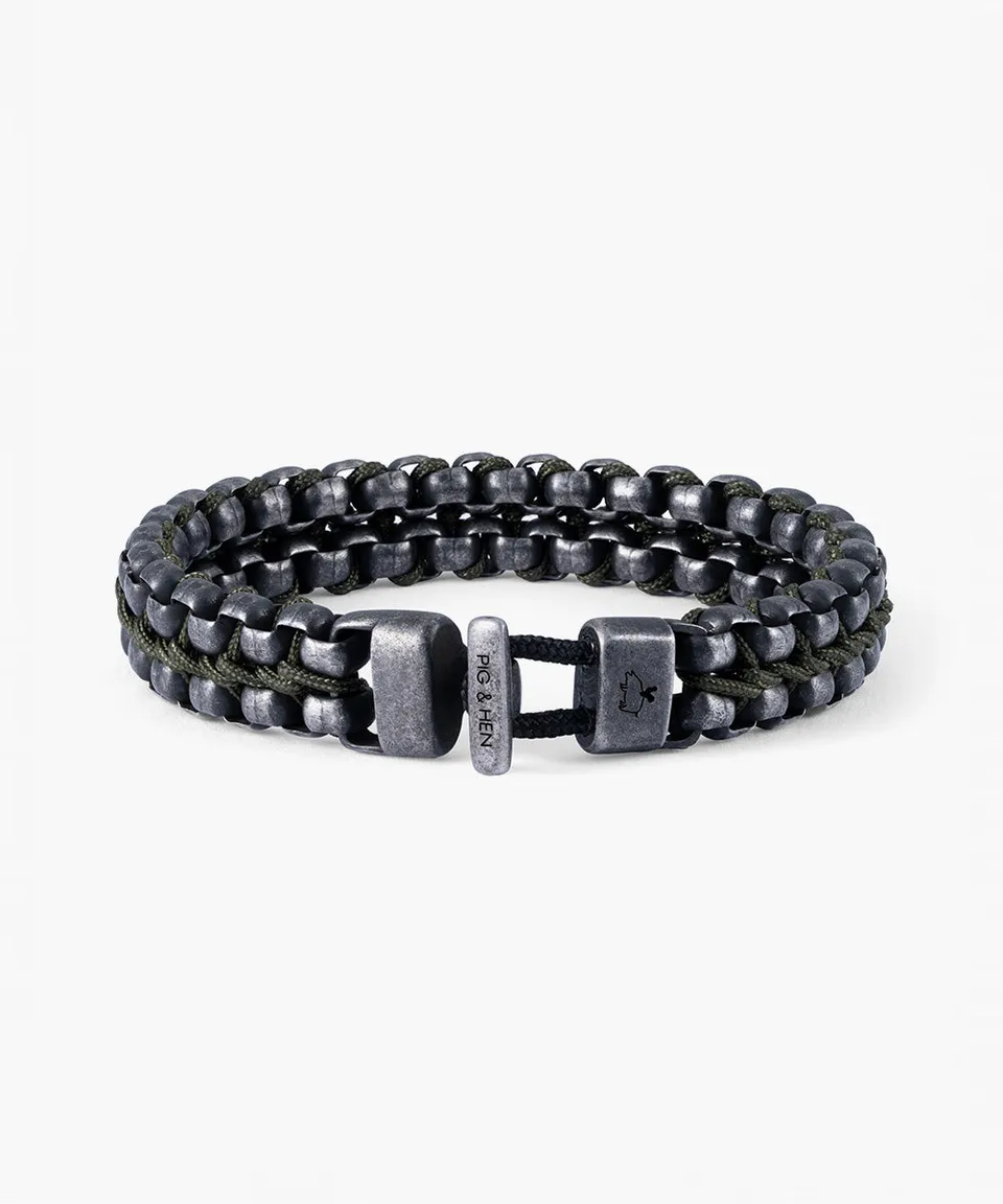 pig-hen-catena-venetian-dbl-herren-armband-army-vintage image 1