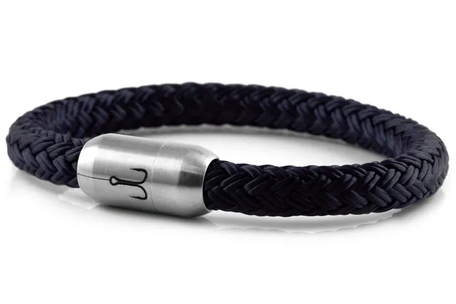 fischers-fritze-makrele-marineblau-segeltau-armband-im-geschenkkarton image 1