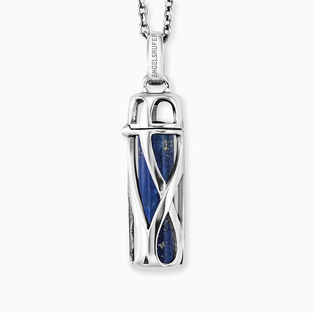 engelsrufer-powerful-stone-halskette-925er-silber-mit-lapislazuli-gr-e-s image 1