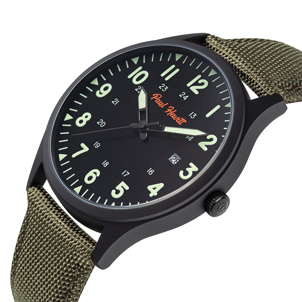 paul-hewitt-captain-s-field-watch-nato-olive-feld-armbanduhr-herren image 2
