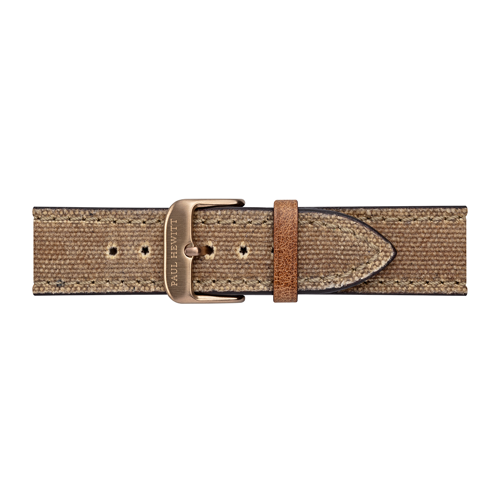 paul-hewitt-canvas-uhrenarmband-20-mm-bronze-desert-wechselarmband image 1