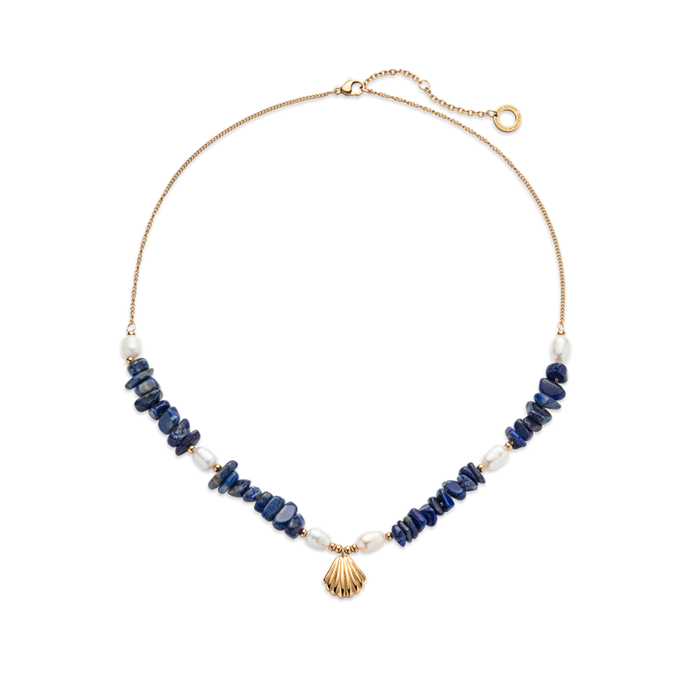 paul-hewitt-scallop-stone-halskette-ros-gold image 1