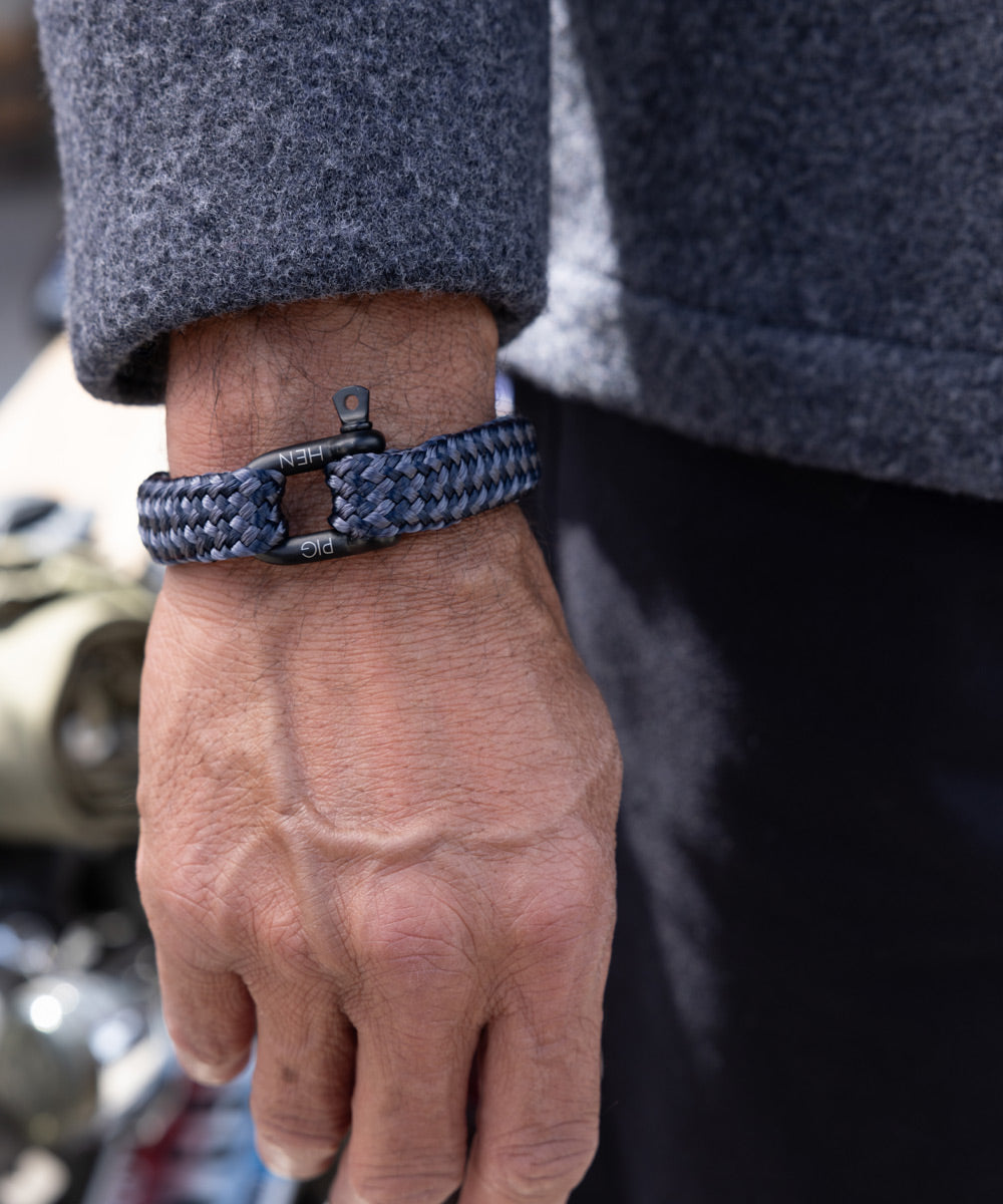 pig-hen-gorgeous-george-herren-armband-navy-slate-gray-black image 3